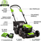 40V 21" Cordless Battery Self-Propelled Lawn Mower w/ 5.0Ah USB Battery & Charger
