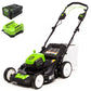 80V 21" Cordless Battery 3-in-1 Self-Propelled Lawn Mower w/ 4.0Ah Battery & Charger