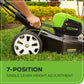 80V 21" Cordless Battery 3-in-1 Self-Propelled Lawn Mower w/ 4.0Ah Battery & Charger