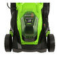 48V (24V x 2) 17" Cordless Battery Push Lawn Mower w/ Two (2) 4.0Ah USB Batteries & Dual Port Charger