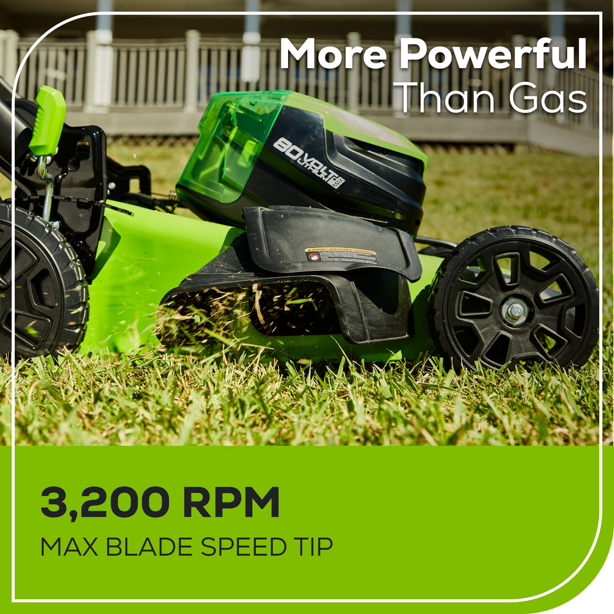 OPEN BOX 80V 21" Cordless Battery 4-in-1 Self-Propelled Lawn Mower w/ 4.0Ah, 2.0Ah Battery & Rapid Charger