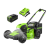 40V 21" Cordless Battery Self-Propelled Lawn Mower: 5.0 Ah Battery and 2A Charger, LM2144S