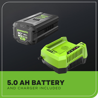 80V 21" Cordless Battery 4-in-1 Push Lawn Mower w/ 5.0Ah Battery & 4A Charger