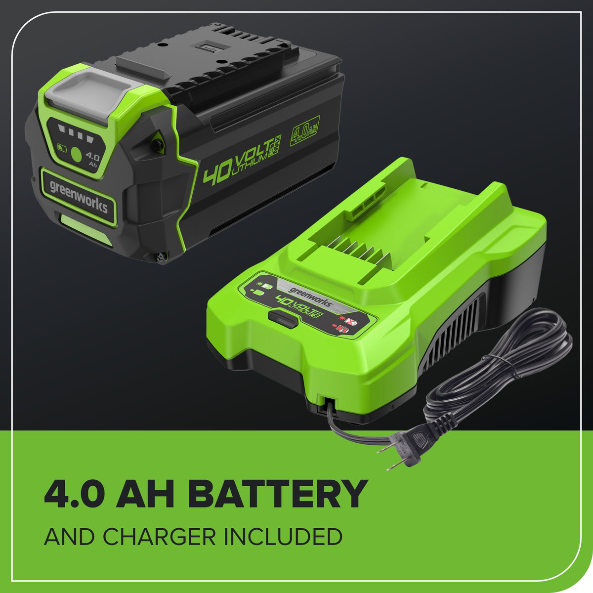 40V 14" Cordless Battery Brushless Push Lawn Mower(4.0Ah) | Greenworks ...