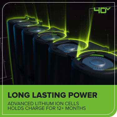 40V 14" Cordless Battery BL Push Lawn Mower w/ 4.0Ah Battery & Charger