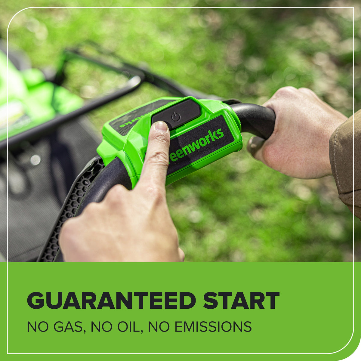 40V 14" Cordless Battery BL Push Lawn Mower w/ 4.0Ah Battery & Charger