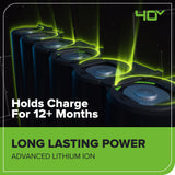 40V 17" Cordless Battery Brushless Push Lawn Mower w/ 4.0Ah Battery & Charger