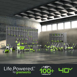 40V 17" Cordless Battery Brushless Push Lawn Mower w/ 4.0Ah Battery & Charger