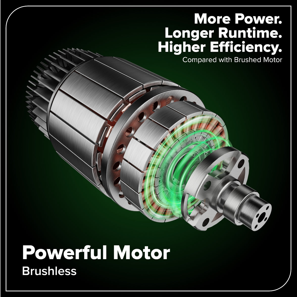 24V 14" Cordless Battery Brushless Push Lawn Mower w/ 5.0Ah Battery & 65W Type-C Charger (3-Ft Cable)
