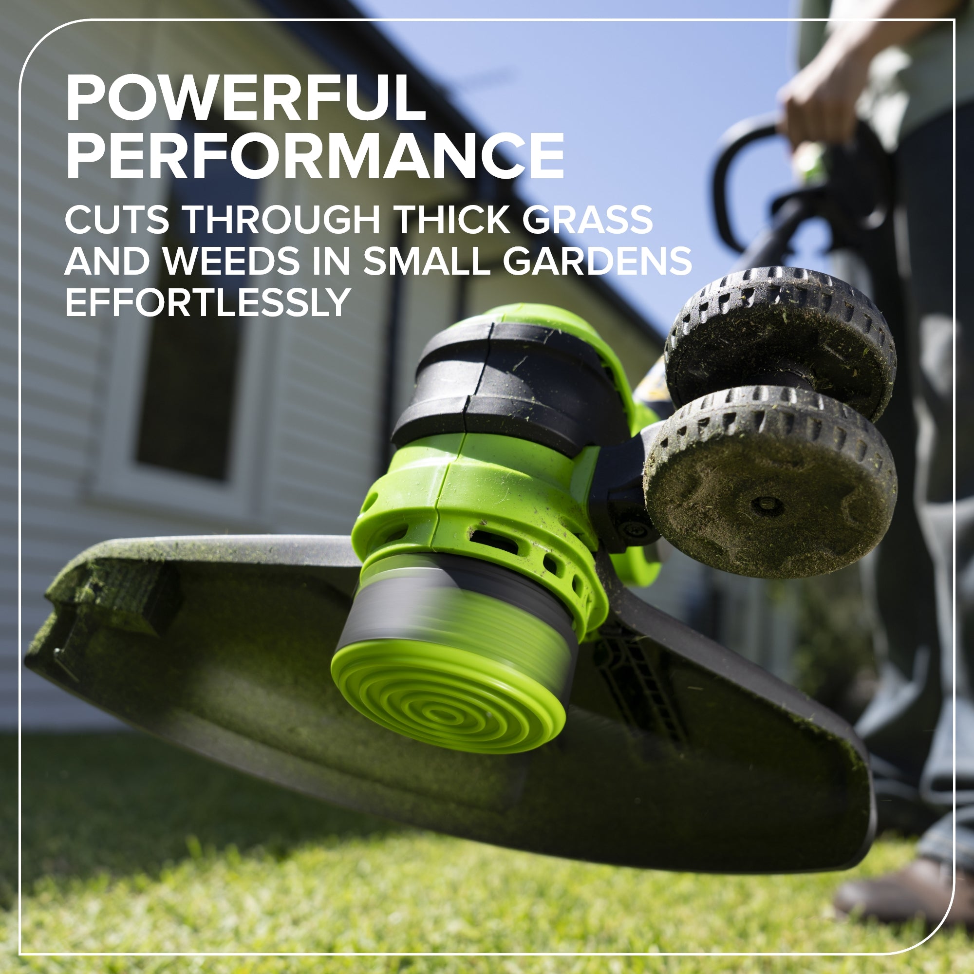 24V 12" Cordless Battery Brushless String Trimmer w/ 2.0Ah Battery & 30W Type-C Charger (3-FT Cable)