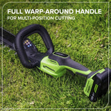 24V 22" Brushless (1.1" Cutting Capacity) Hedge Trimmer: 2.0Ah Battery and 30W Charger