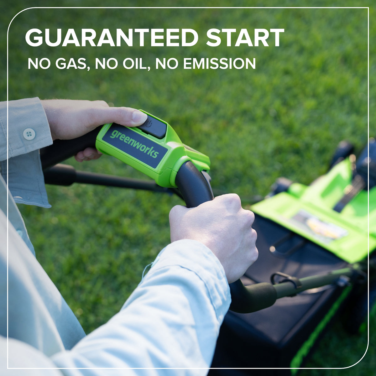 24V 14" Cordless Battery Brushless Push Lawn Mower w/ 5.0Ah Battery & 65W Type-C Charger (3-Ft Cable)