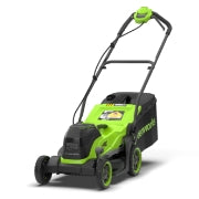 <h3>48V (24V x 2) 14" Cordless Battery Brushless Push Lawn Mower</h3>