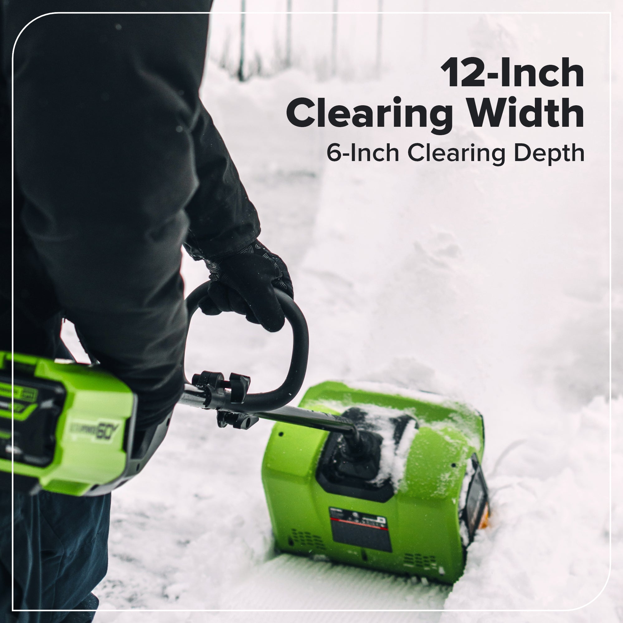 60V 12" Cordless Battery Snow Shovel (Tool Only)