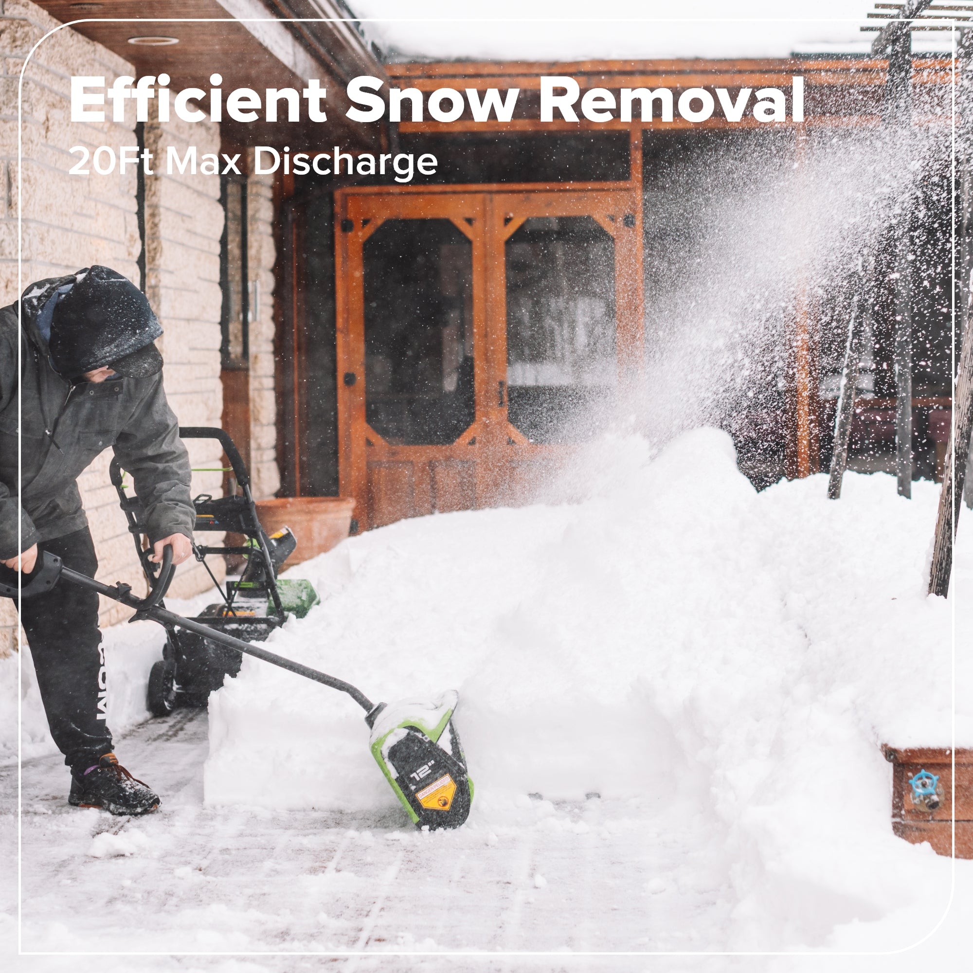 60V 12" Cordless Battery Snow Shovel (Tool Only)