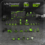 60V 22" Cordless Battery Single-Stage Snow Blower (Tool Only)