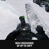 82V 22" Snow Blower w/ 5.0Ah Battery and Dual Port Charger