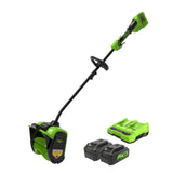 48V (24V x 2)  12" Cordless Battery Snow Shovel w/ (2)4.0Ah Battery & Dual Port Charger