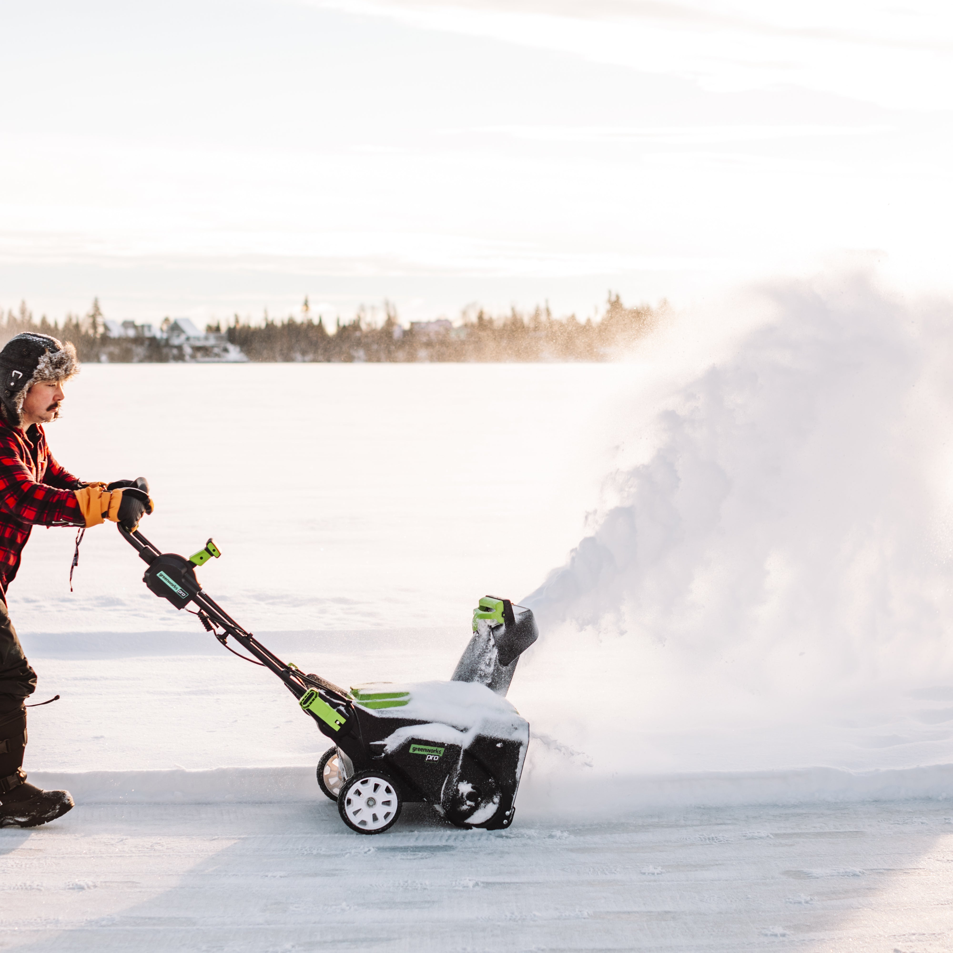 80V 22" Cordless Battery Single-Stage Snow Blower w/ (2)4.0 Ah Battery & Dual-Port Charger