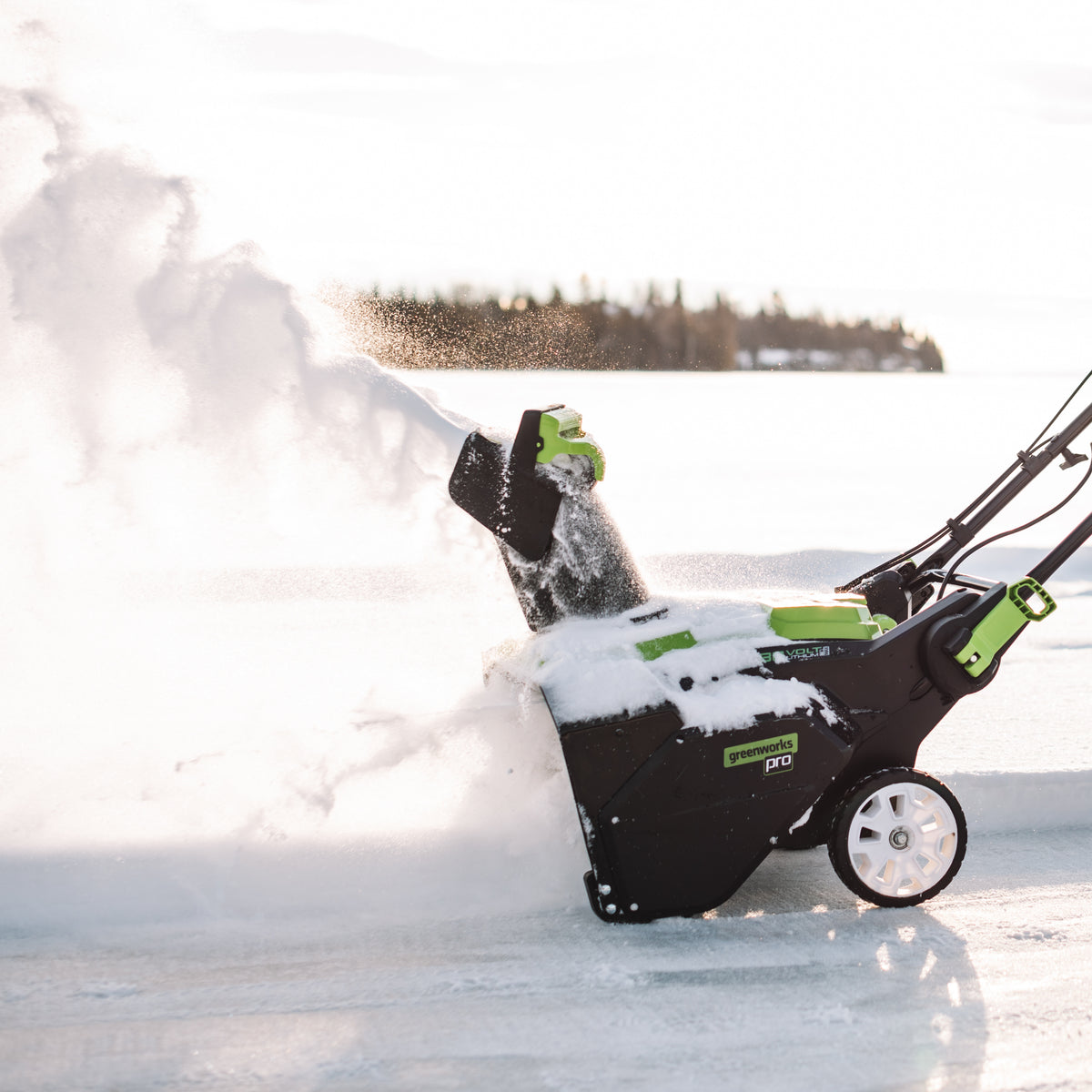 80V 22" Cordless Battery Single-Stage Snow Blower w/ (2)4.0 Ah Battery & Dual-Port Charger