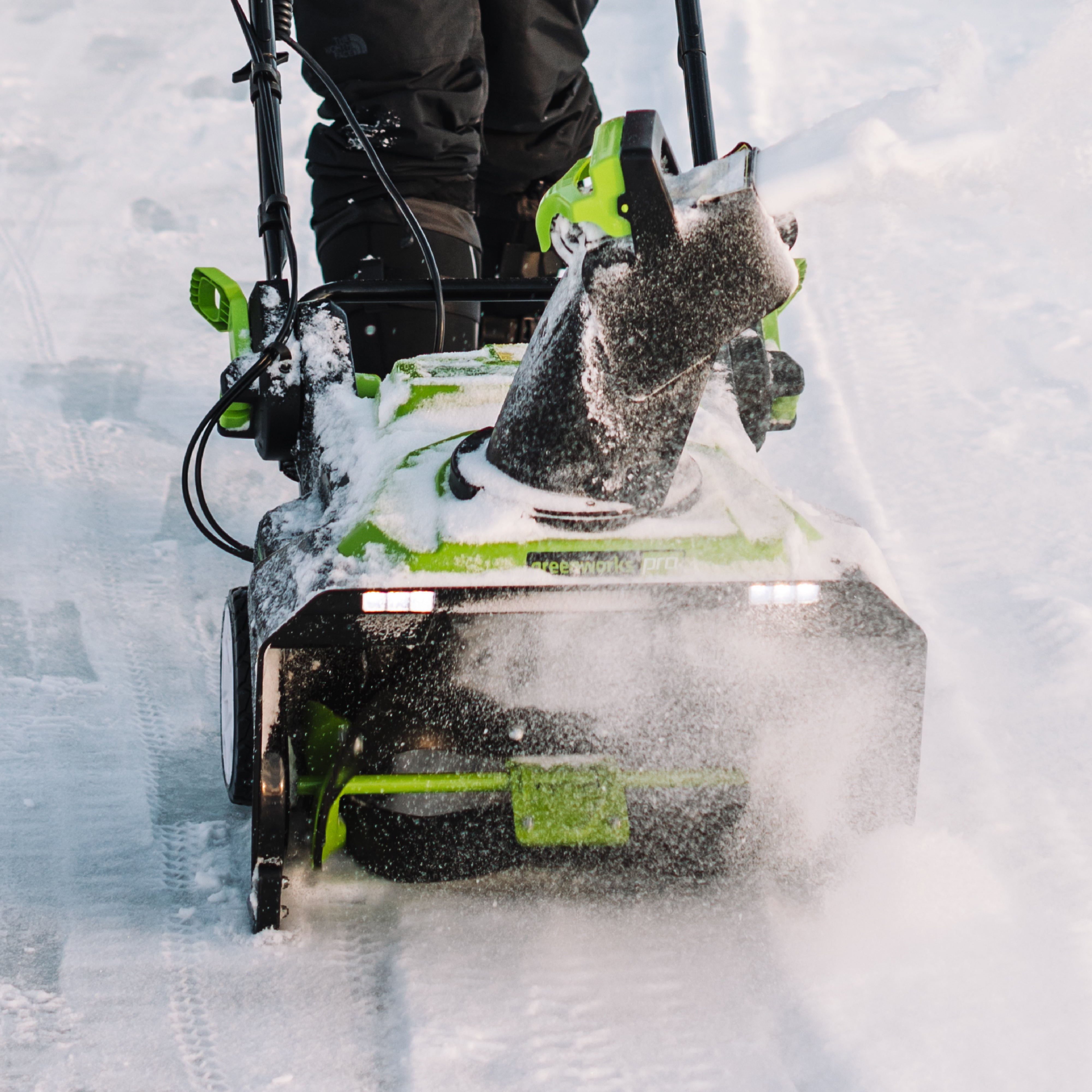 80V 22" Cordless Battery Single-Stage Snow Blower w/ (2)4.0 Ah Battery & Dual-Port Charger