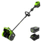 80V 12" Cordless Battery LED Snow Shovel w/ 4.0Ah Battery & 6A Charger