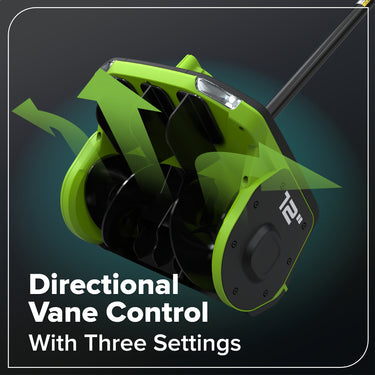 80V 12" Cordless Battery LED Snow Shovel w/ Directional Vanes (Tool Only)