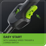 80V 12" Cordless Battery LED Snow Shovel w/ Directional Vanes (Tool Only)