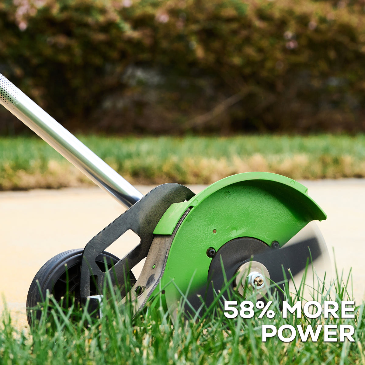 82V 8" Cordless Battery Edger: 4.0 Ah Battery and Dual-Port Charger