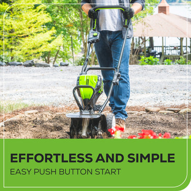 80V 10" Cordless Battery Cultivator / Tiller (Tool Only)