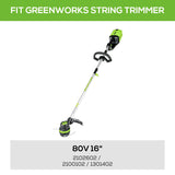 .080" Bump Feed Dual Line Replacement String Trimmer Spool