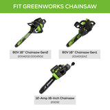 16" Replacement Chainsaw Chain w/ 3/8" Pitch, .050" Chain Gauge & 56DL