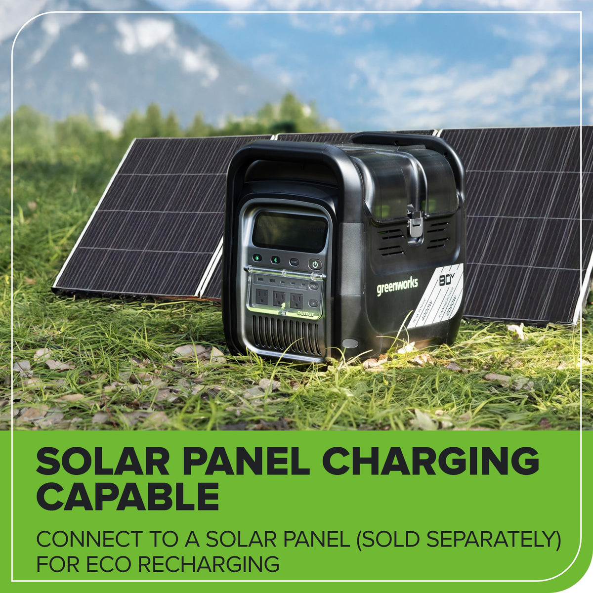 80V 2000W 4-Slot Inverter Portable Power Station (Tool Only)