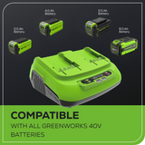 40V 8A Dual Port Rapid Charger