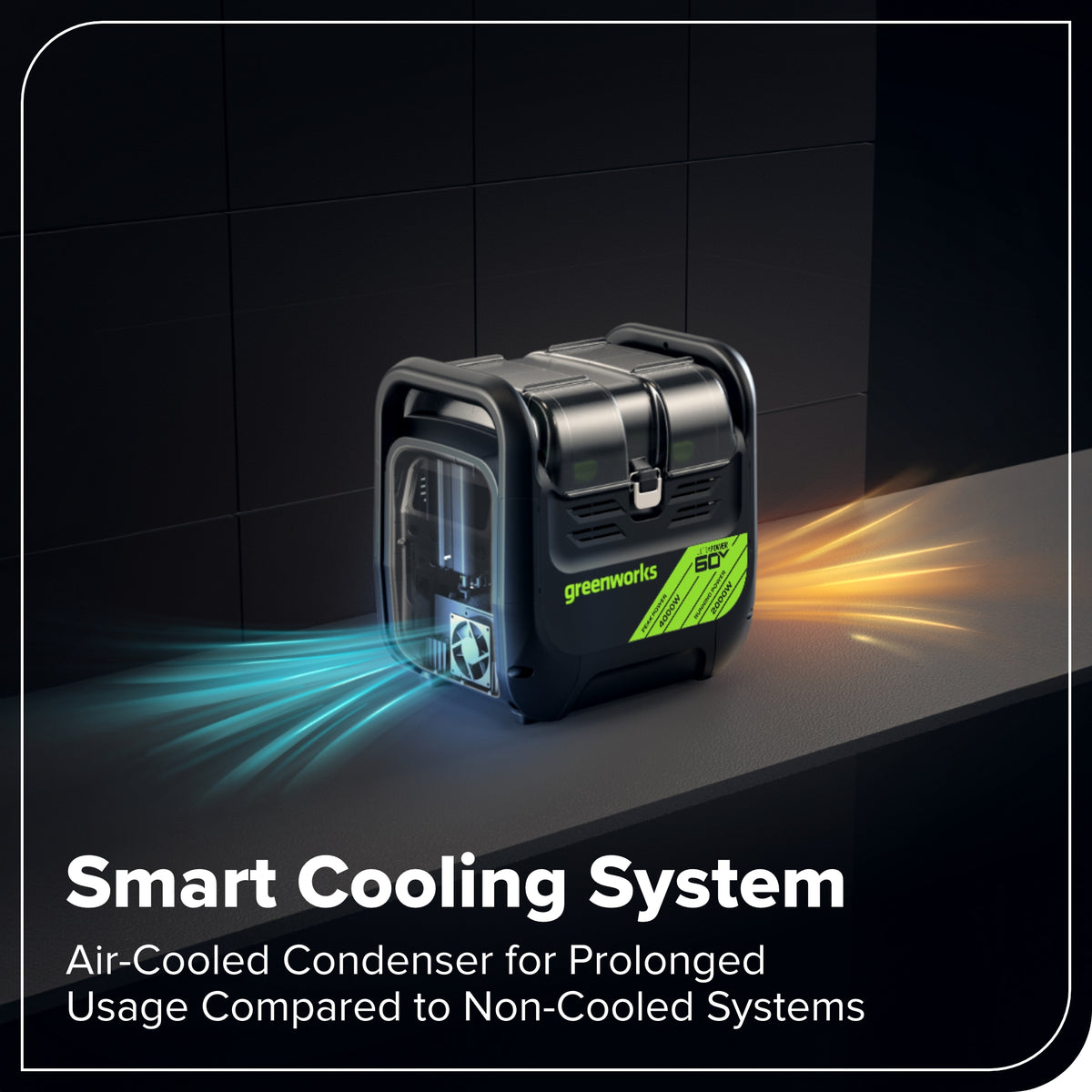 60V 2000W 4-Slot Inverter Portable Power Station (Tool Only)