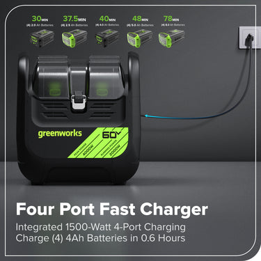 60V 2000W 4-Slot Inverter Portable Power Station (Tool Only)