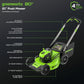 80V 21" Cordless Battery 4-in-1 Push Lawn Mower w/ 4.0Ah Battery & Charger