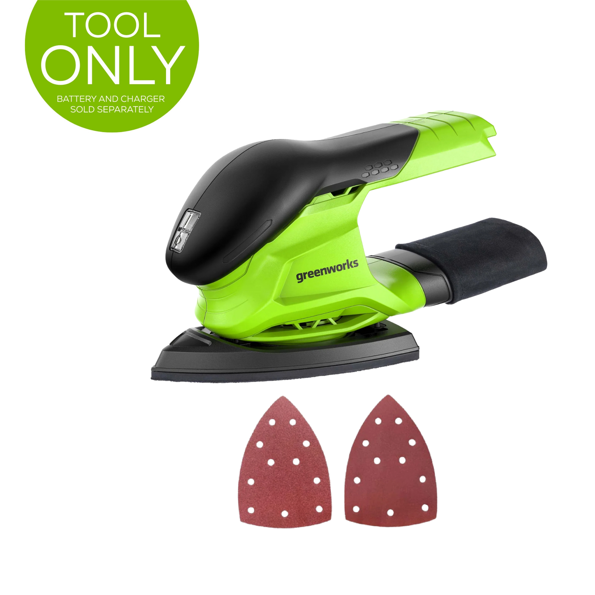 24V Cordless Corner Finishing Sander | Greenworks Tools 24V Cordless Corner Finishing Sander | Greenworks Tools