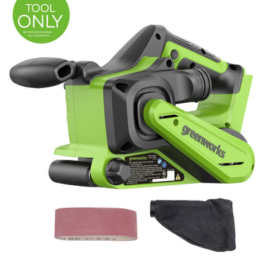 24V 3in x 18in Brushless Cordless Belt Sander and Dust Bag(Tool Only)