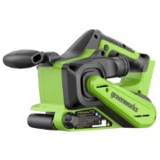 <h3>24V 3in x 18in Brushless Cordless Belt Sander</h3><ul><li>(1) 60 Grit Sanding Belt</li><li>(1) Dust Bag</li></ul>