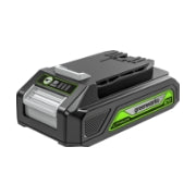 <h3>2A Charger</h3><p>Fully recharge your 2.0Ah battery in 60 minutes.</p>