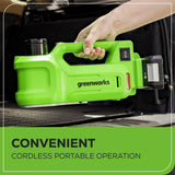 24V Cordless Battery Car Jack: 2.0 Ah Battery and Charger