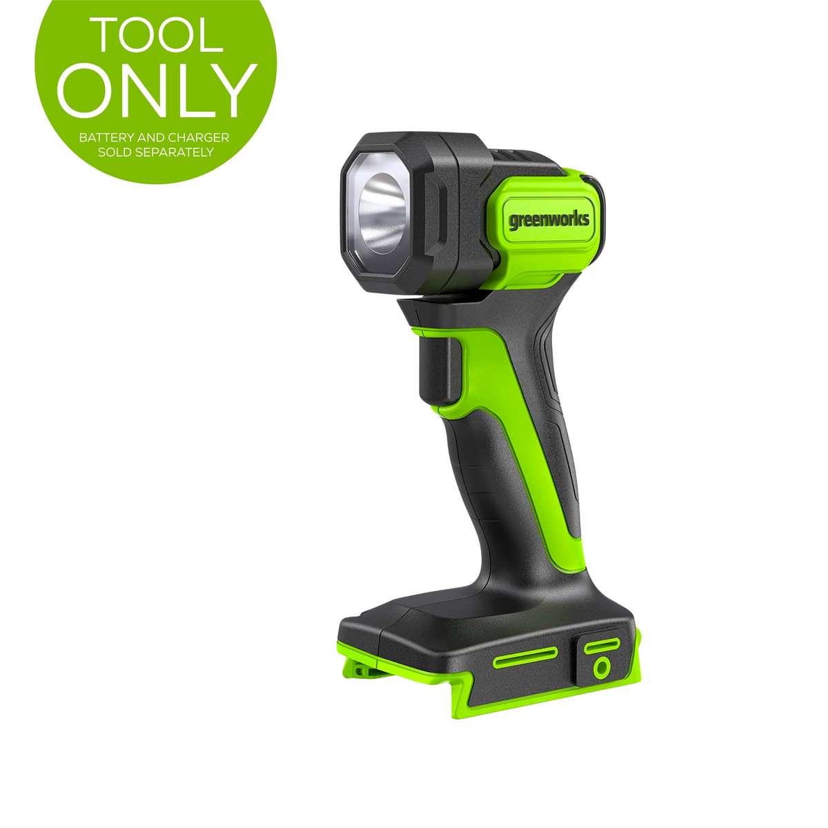 cordless rechargeable flashlight Greenworks POWERALL 24V Cordless 200N Flashlight