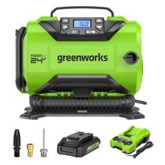 24V Cordless Battery Inflator w/ (1) 2Ah USB Battery & Charger