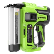 <h3>24V 18GA Brad Nailer</h3><ul><li>18 Gauge 3/4" (100PCS)</li><li>18 Gauge 1-1/2"(100PCS)</li><li>18 Gauge 2"(100PCS)</li></ul>