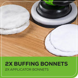 24V 10" Cordless Battery Buffer and Polisher: 2.0 Ah Battery and Charger