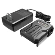 <h3>2A Charger</h3><p>Fully recharge your 2.0Ah battery in 60 minutes.</p>