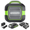 24V Cordless Battery Bluetooth Speaker: 2.0 Ah Battery and Charger