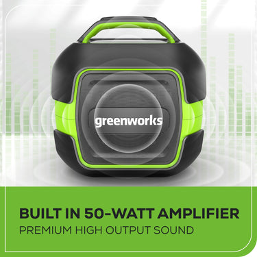 24V Cordless Battery Bluetooth Speaker w/ 2.0Ah Battery & Charger