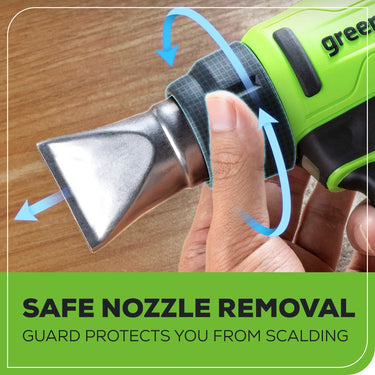 24V Cordless Battery Heat Gun w/ 4.0Ah Battery & Charger